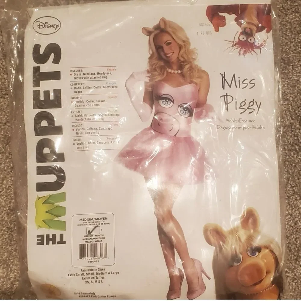 NEW Miss Piggy Costume - Picture 1 of 4